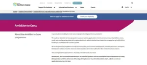 Ambition To Grow Programme