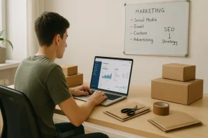 Dropshipping via Shopify or WooCommerce