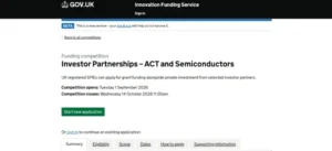 Investor Partnerships ACT And Semiconductors