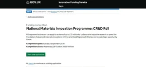 National Materials Innovation Programme