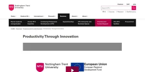 Productivity Through Innovation Grant