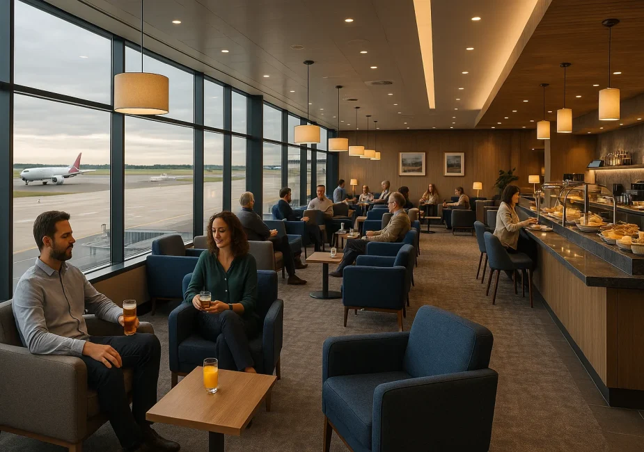Which is the Best Lounge at Manchester Airport Terminal 2 in the UK?