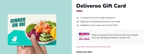 Deliveroo Gift Card