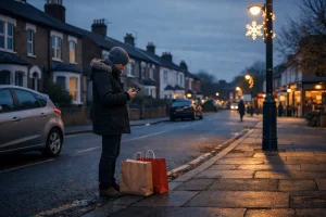 A man purchased items from a store