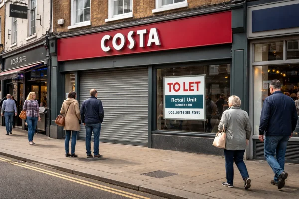 Costa Coffee Closures UK