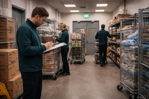 Stocks checking during store closing time