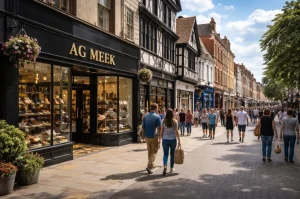 Where Was the AG Meek Store Located and How Long Had It Traded in Gloucester