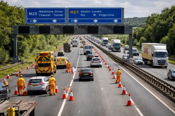 m20 kent vehicle bridge closure