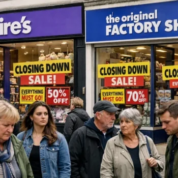 claire's and the original factory shop administration