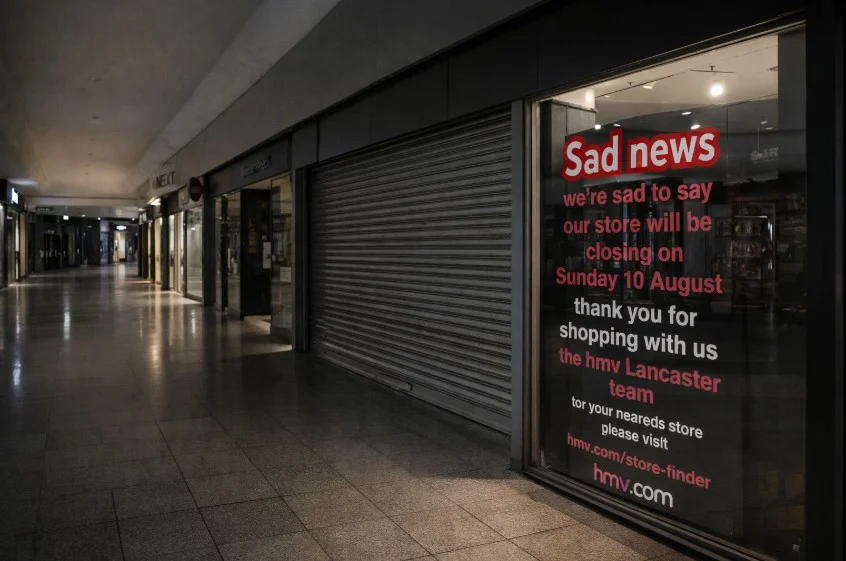 hmv lancaster store closure