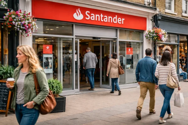Santander Bank Branches Closing in 2026–27