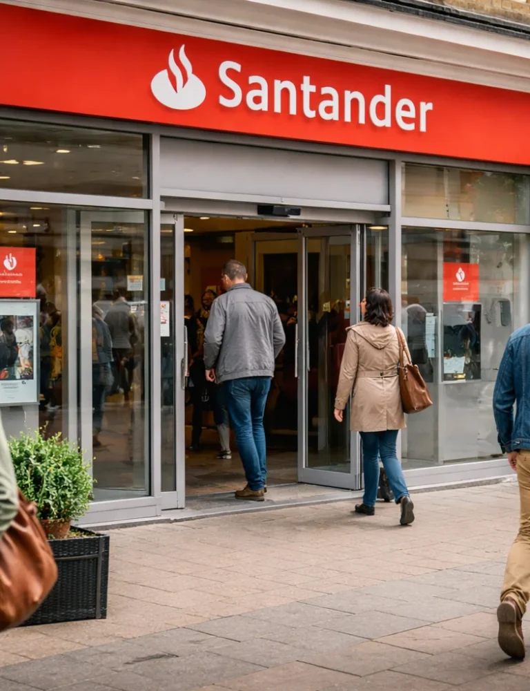 Santander Bank Branches Closing in 2026–27