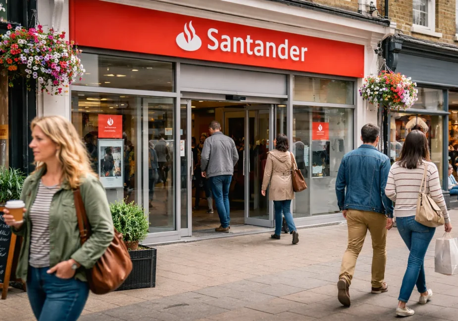 Santander Bank Branches Closing in 2026–27