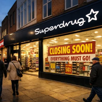 Superdrug Closing Time Today