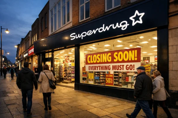 Superdrug Closing Time Today