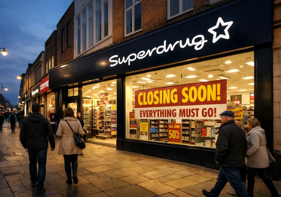 Superdrug Closing Time Today