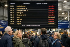 Which Train Services Are Cancelled or Terminating Elsewhere