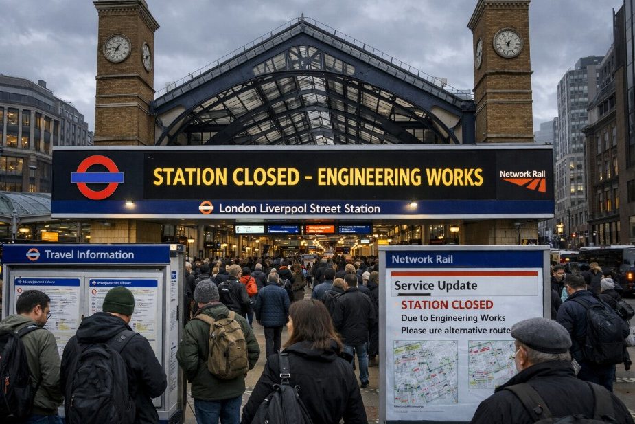 liverpool street station closure