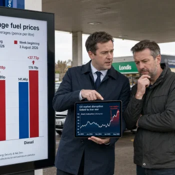 Petrol and Diesel Prices Rising in the UK Due to the Iran War