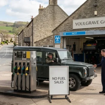 Youlgrave Garage Suspends Fuel Sale