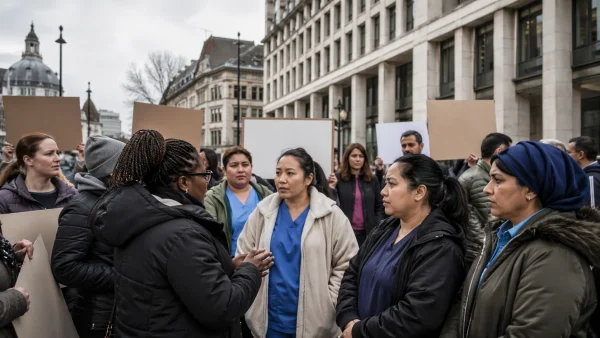 UNISON Migrant Care Worker Protest