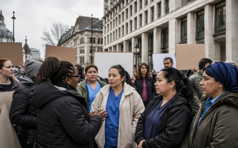 UNISON Migrant Care Worker Protest