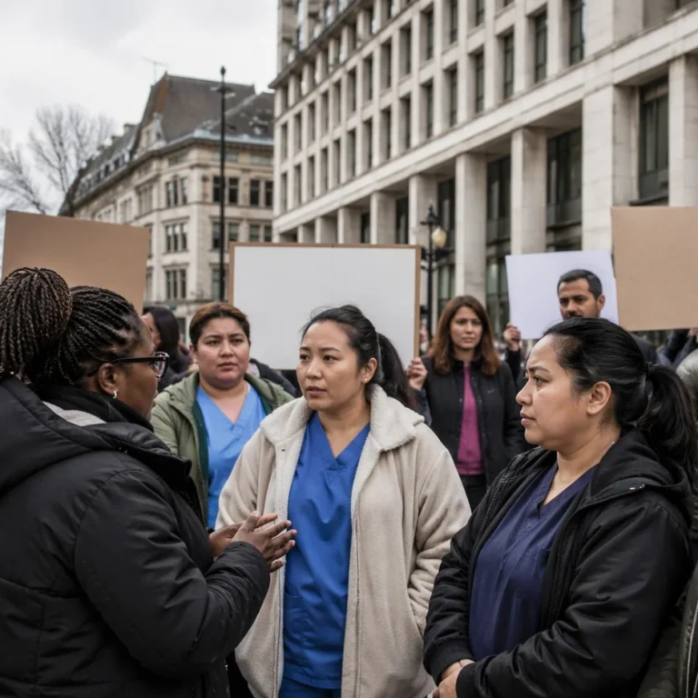 UNISON Migrant Care Worker Protest