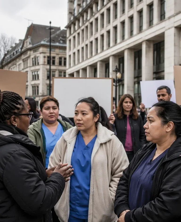 UNISON Migrant Care Worker Protest