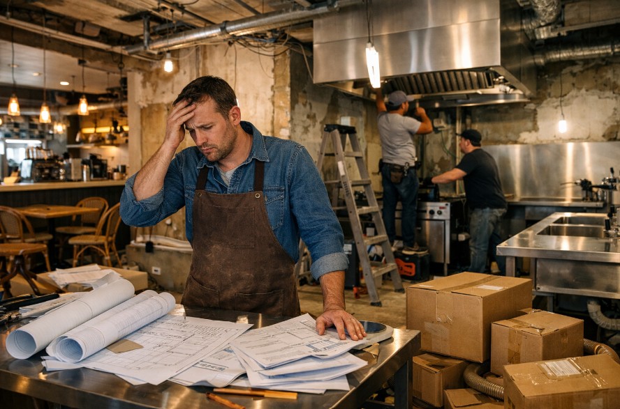 how to refit a food business