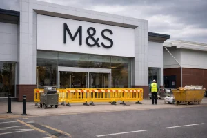Why is the M&S Bolton café closing