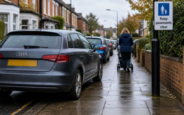 england pavement parking ban 2026