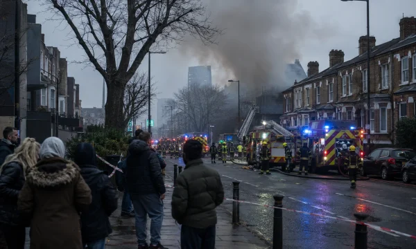Fire in Golders Green
