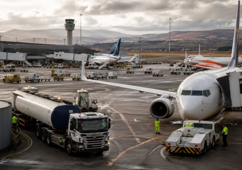 Glasgow Edinburgh Airport Fuel Shortage