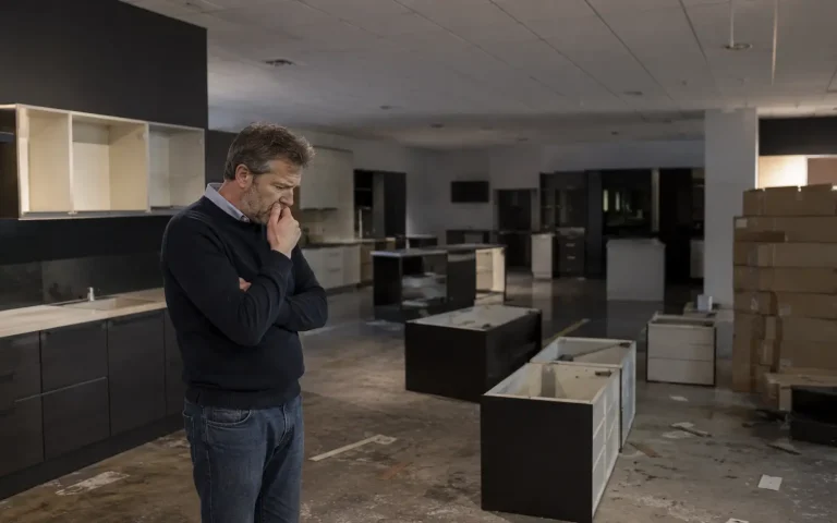 Kitchen Supplier Waterline Limited Collapse