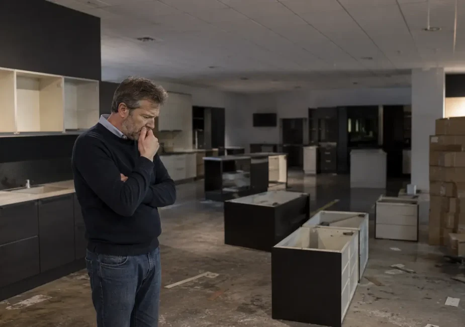 Kitchen Supplier Waterline Limited Collapse