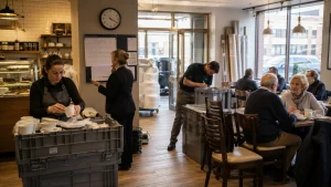 When Will The M&S Cafes Close