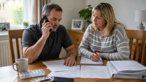 Claimant taking a PIP assessment by phone