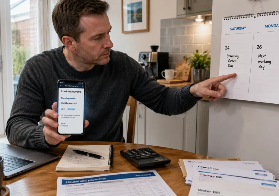 Standing Orders Go Out on a Saturday in the UK