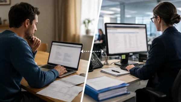 UK claimant and banking professional illustrating limited DWP bank account checks under 2026 eligibility verification rules.