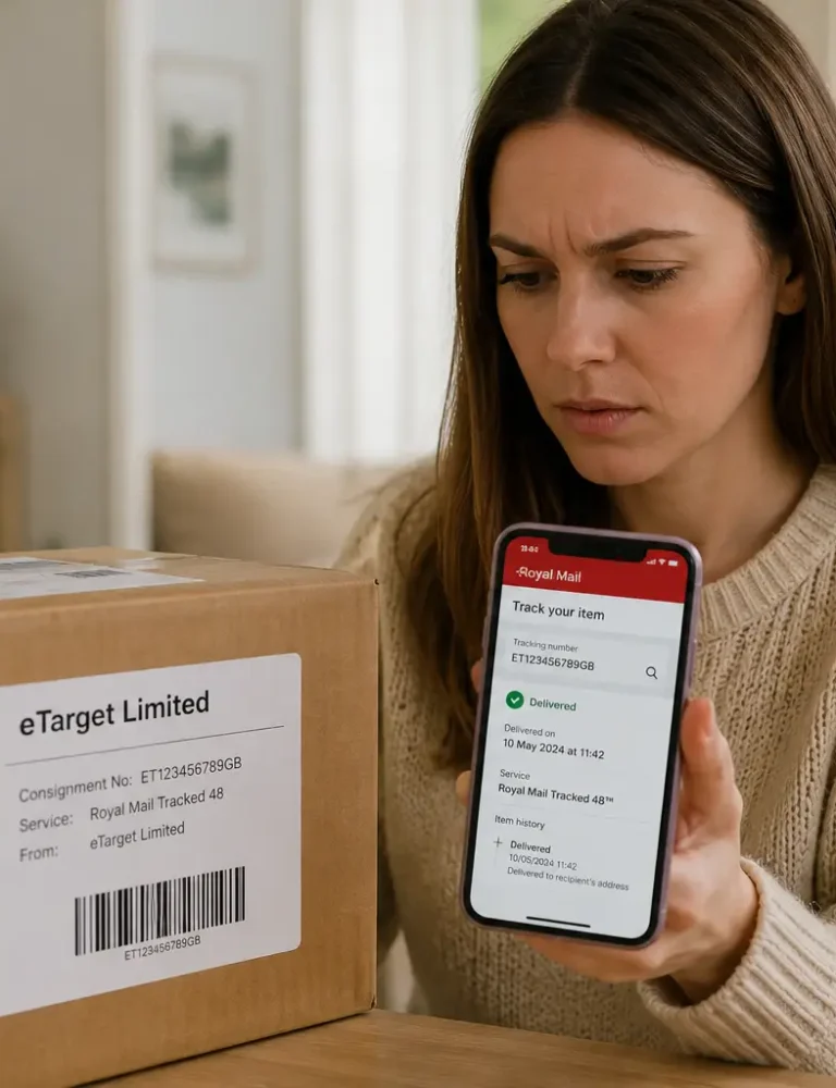 eTarget Limited Parcel What It Means and How UK Shoppers Can Check a Delivery Safely