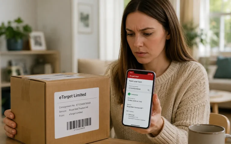 eTarget Limited Parcel What It Means and How UK Shoppers Can Check a Delivery Safely