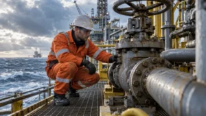 Offshore drilling worker