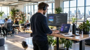 Software developer workspace