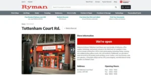 Ryman Tottenham Court Road